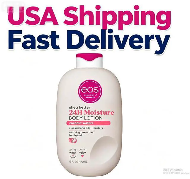 Main image of eos Shea Better Body Lotion - Coconut Waters, Made for Dryness, 16 fl oz.