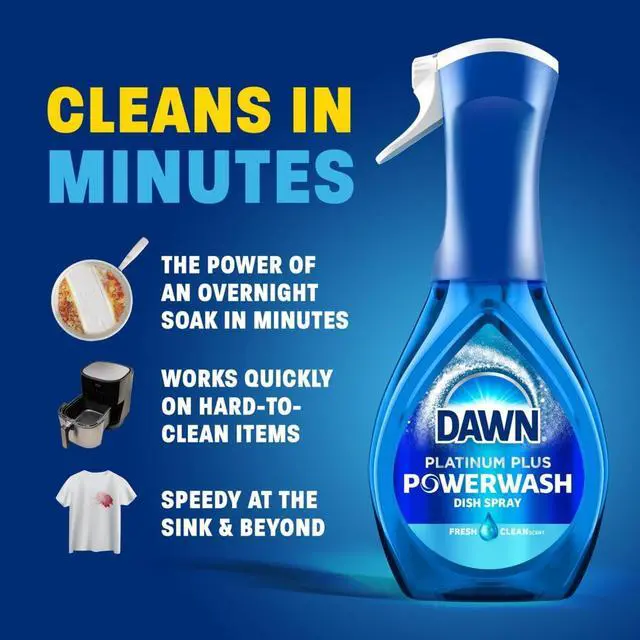 Alt view image 5 of 6 - Dawn Powerwash Spray, Dish Soap, Dishwashing Liquid, Fresh, 1 Starter Kit, 16 Fl Oz