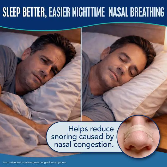 Alt view image 2 of 5 - Breathe Right Original Nasal Strips, Tan Nasal Strips, Large, 30 Count