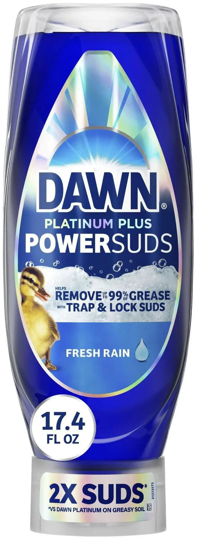 Main image of Dawn Platinum Plus PowerSuds Liquid Dish Soap, 17.4 oz. EZ-Squeeze Bottle