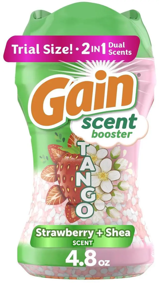 Main image of Gain Tango 2-in-1 Dual Scent In-Wash Laundry Scent Booster Beads, Strawberry & Shea Scent, 4.8 oz