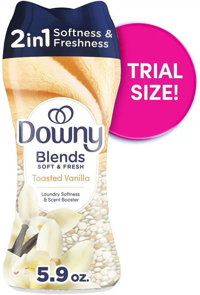 Main image of Downy Blends Soft & Fresh In-Wash Laundry Scent Booster Beads, Toasted Vanilla, 5.9 oz