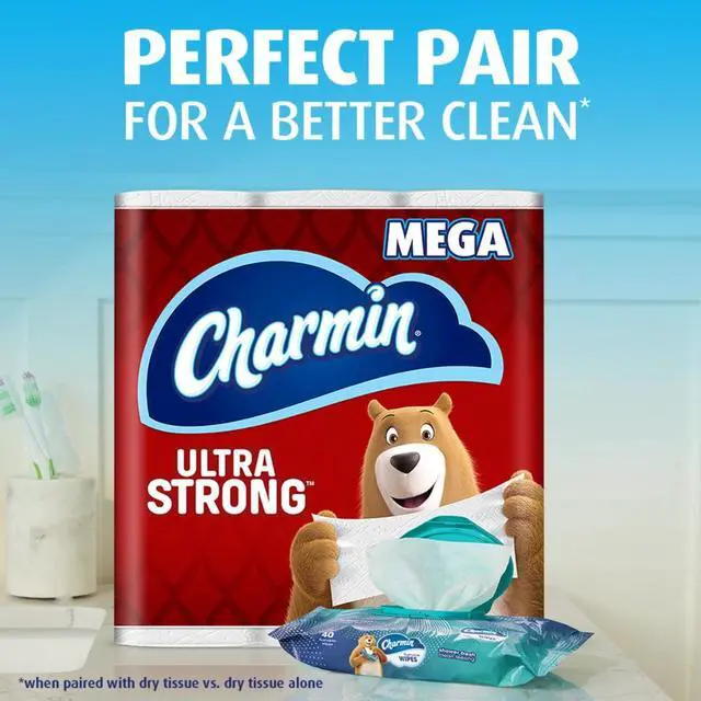 Alt view image 4 of 6 - Charmin Flushable Wet Wipes, 2 packs, 40 Wipes Per Pack, 80 Total Wipes