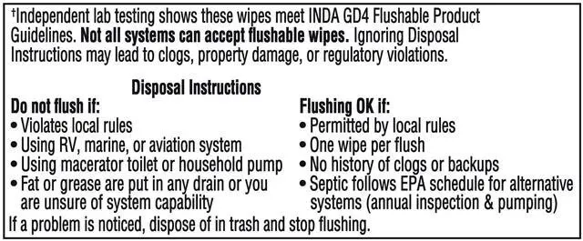 Alt view image 4 of 5 - Equate Extra Large Flushable Wet Wipes, Cool Mint Scent, 144 Wipes, 3 Pack
