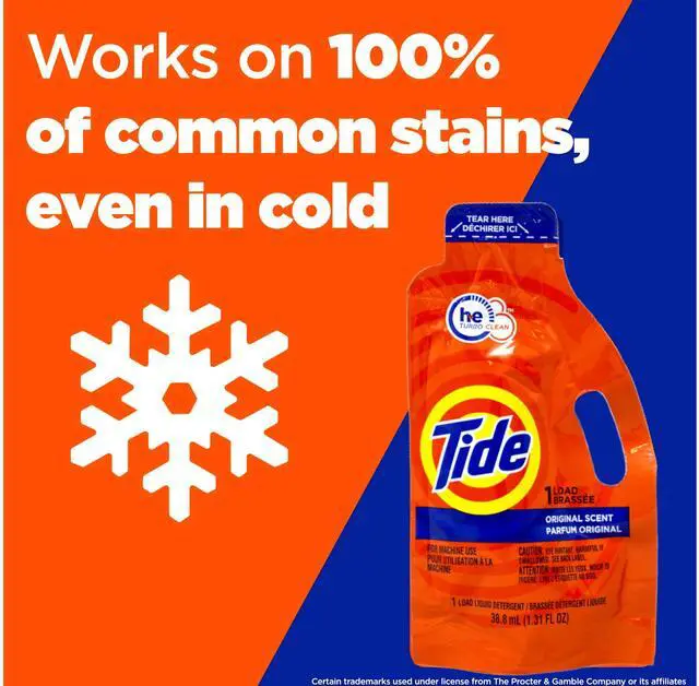 Alt view image 3 of 6 - (2 pack) Tide Ultra Concentrated Laundry Detergent and Washing Soap, Travel Size, 1.31 fl oz