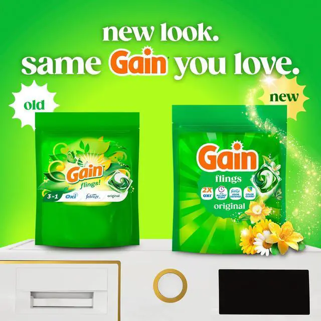 Alt view image 2 of 6 - Gain Flings Laundry Detergent Soap Pacs, 4-in-1 Oxi Boost and Febreze, Original Scent, 12 Count