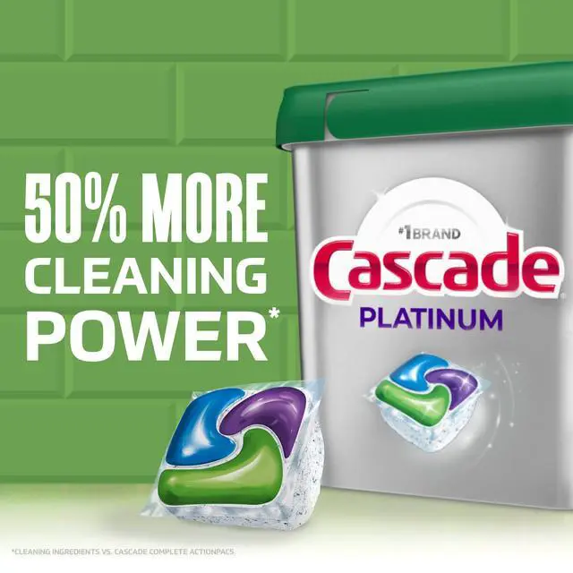 Alt view image 5 of 6 - Cascade Platinum Dishwasher Pods, Dishwasher Detergent, Dish Detergent Soap, Fresh, 12 Count