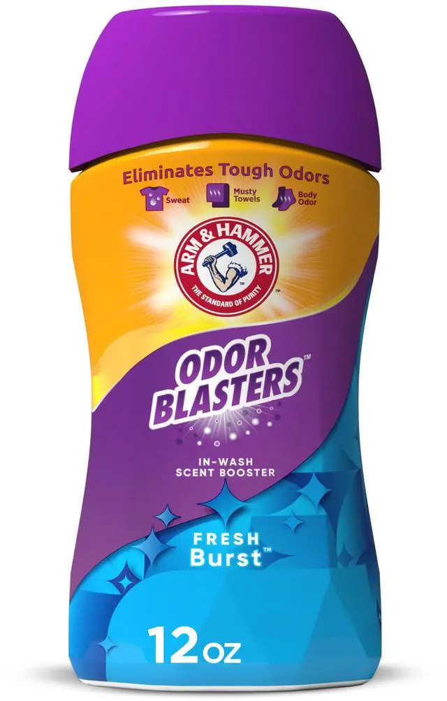 Main image of ARM & HAMMER Odor Blasters In-Wash Scent Booster, Laundry Scent Booster Fresh Burst Scent, 12 Oz