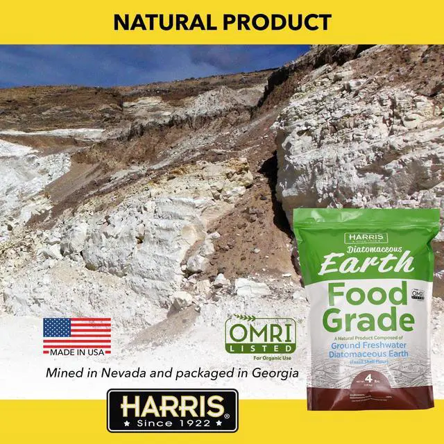 Alt view image 5 of 6 - Harris Food Grade Diatomaceous Earth Powder - OMRI Listed for Organic Use, 4lb Bag