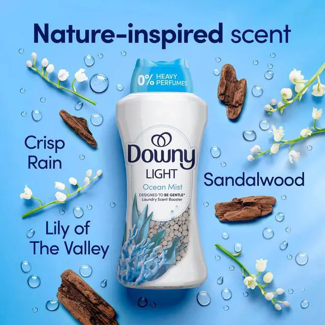 Alt view image 5 of 7 - Downy Laundry Scent Beads, Light In-Wash Scent Booster, No Heavy Perfumes, Ocean Mist Scent, 5.7 oz