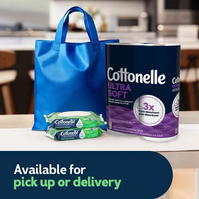 Alt view image 7 of 7 - Cottonelle Gentle Plus Flushable Wet Wipes, 2 Flip-Top Packs