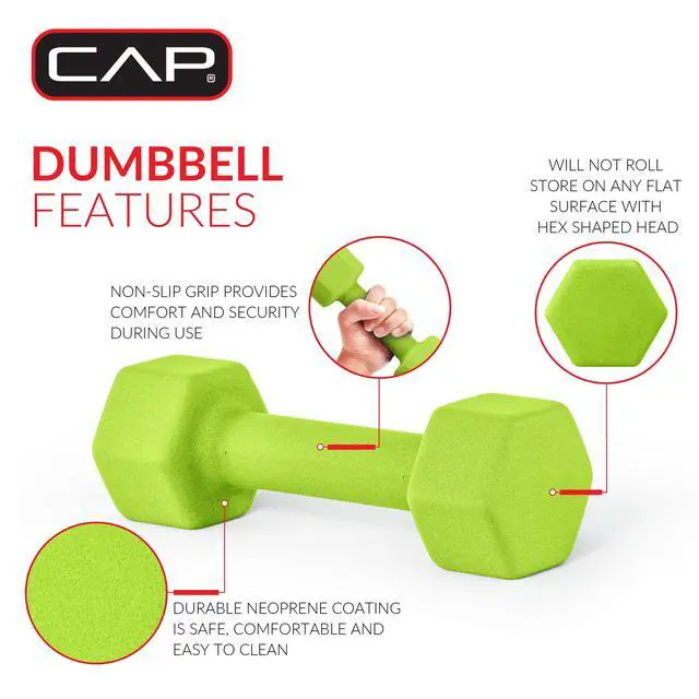 Alt view image 3 of 7 - CAP Neoprene Magenta 5lb Dumbbell