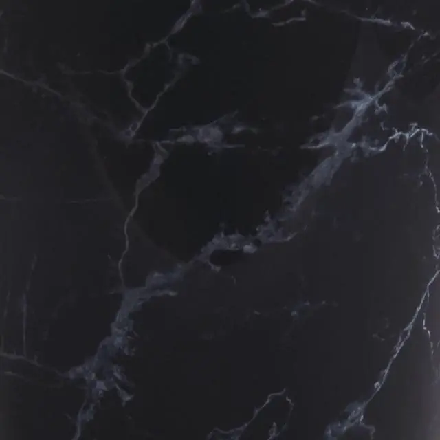 Alt view image 6 of 6 - Mainstays Bathroom Trash Can, 5 Gallon Small Plastic Garbage Bin with No Lid, Black Marble