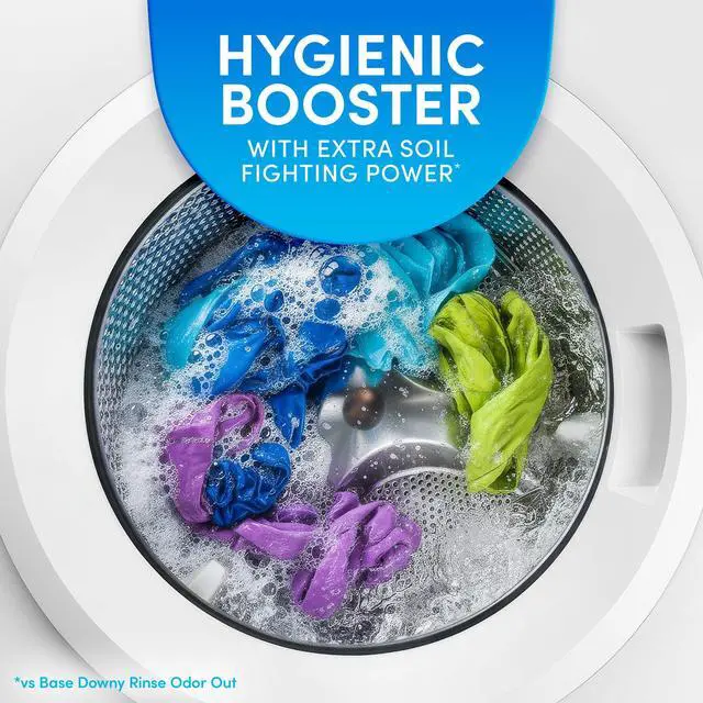 Alt view image 3 of 7 - Downy Rinse Out Odor Laundry Rinse, Tackles Tough Odors and Refreshes, Cool Cotton Scent, 16 fl oz