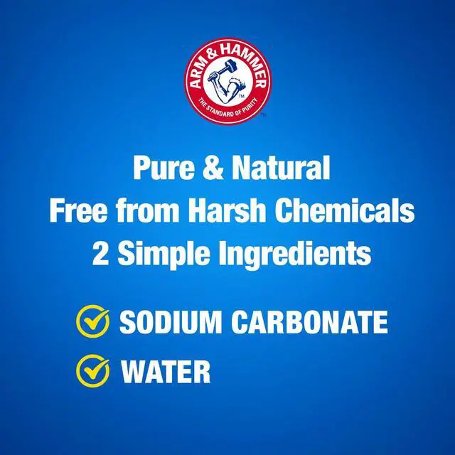 Alt view image 4 of 7 - ARM & HAMMER Super Washing Soda Powder Laundry Detergent Booster & Household Cleaner, 55 oz