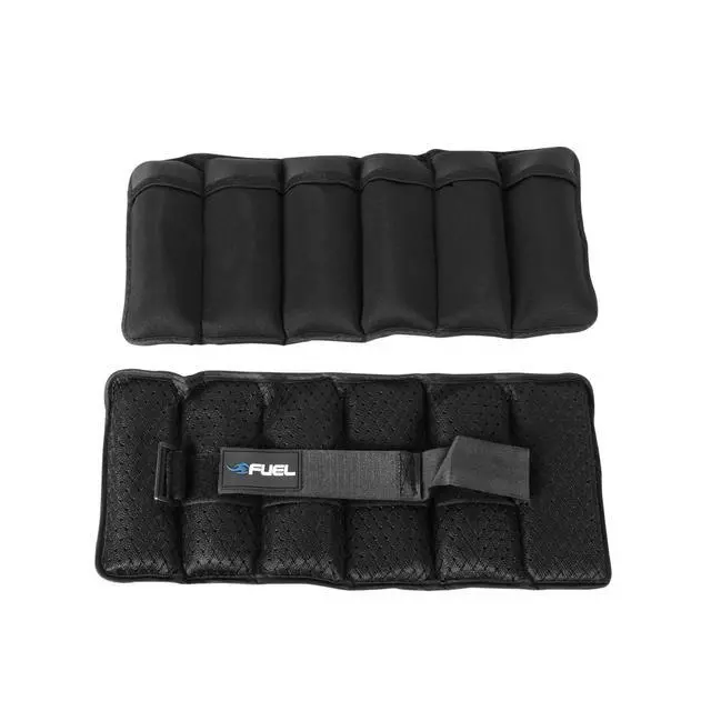 Alt view image 3 of 7 - Fuel Pureformance Unisex Adjustable Wrist/Ankle Weights, 5-Pound Pair (10lb Total - 6 Removable Weight Packs)