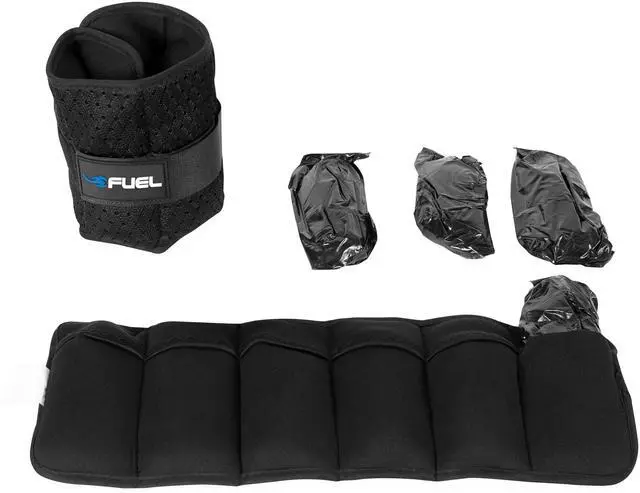 Main image of Fuel Pureformance Unisex Adjustable Wrist/Ankle Weights, 2.5-Pound Pair (5lb Total - 6 Removable Weight Packs)