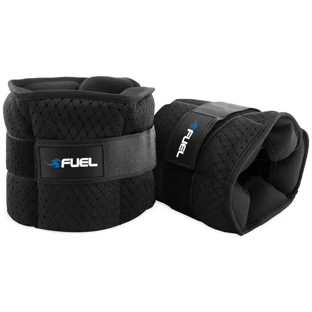 Alt view image 2 of 7 - Fuel Pureformance Unisex Adjustable Wrist/Ankle Weights, 2.5-Pound Pair (5lb Total - 6 Removable Weight Packs)