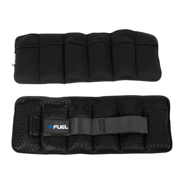Alt view image 3 of 7 - Fuel Pureformance Unisex Adjustable Wrist/Ankle Weights, 2.5-Pound Pair (5lb Total - 6 Removable Weight Packs)