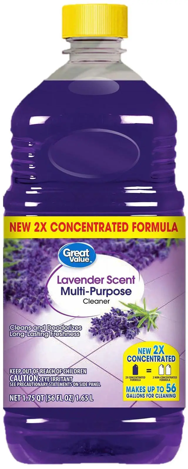 Main image of Great Value Concentrated Multi Purpose Cleaner, Lavender Scent, 56 fl oz