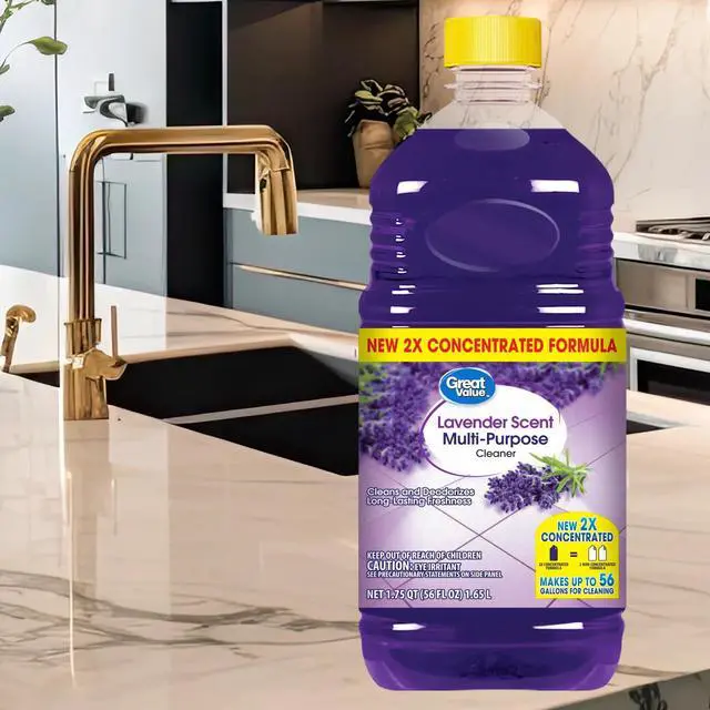 Alt view image 3 of 4 - Great Value Concentrated Multi Purpose Cleaner, Lavender Scent, 56 fl oz