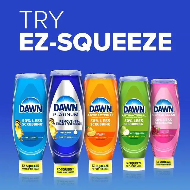 Alt view image 6 of 7 - Dawn Gentle Clean EZ-Squeeze Dish Soap, Dishwashing Liquid, Pomegranate & Rose Water, 24.3oz