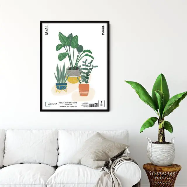 Alt view image 6 of 7 - Mainstays 18 x 24 Poster Frame, Black