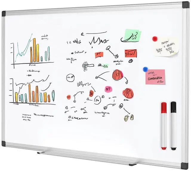 Main image of Gianna 36 X 24 inches Magnetic Dry Erase Board with Aluminum Frame, Whiteboard for Home School