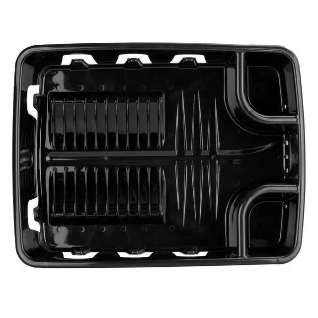 Alt view image 7 of 7 - Sterilite DrainRack, Dishrack and Drainboard All-in-One, Inclined Base for Draining, Black