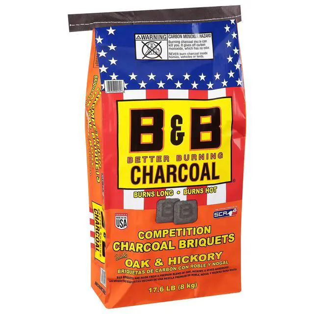 Alt view image 2 of 7 - B&B Charcoal Competition Oak Charcoal Briquets 17.6 Pound