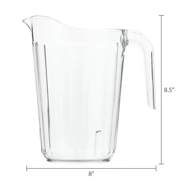 Alt view image 6 of 6 - 60 FL OZ, 8.4 x 7.5 IN Clear Plastic Stackable Pitcher, by Way To Celebrate