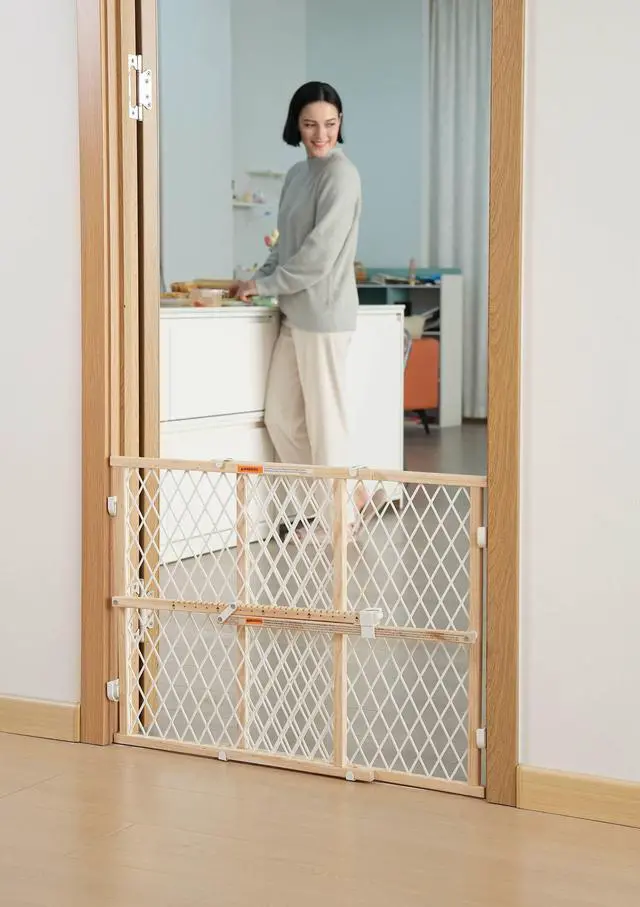Alt view image 3 of 7 - Parent's Choice Standard Wall Safety Gate, Fits 26" to 42" Wide