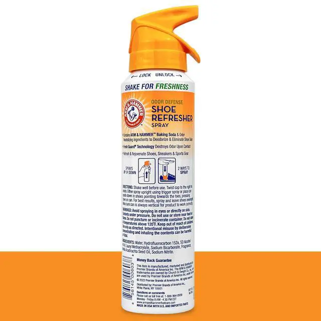 Alt view image 3 of 7 - Arm & Hammer Odor Defense Shoe Refresher Spray, Fresh Scent, 4 oz