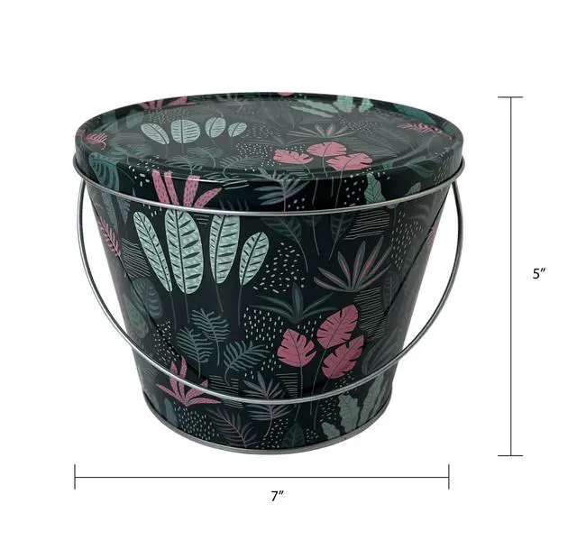 Alt view image 3 of 7 - Mainstays Outdoor Citronella Candle - 24oz Metal Bucket | Repels Mosquitoes | Triple Wick | Up to 40 Hours Burn Time