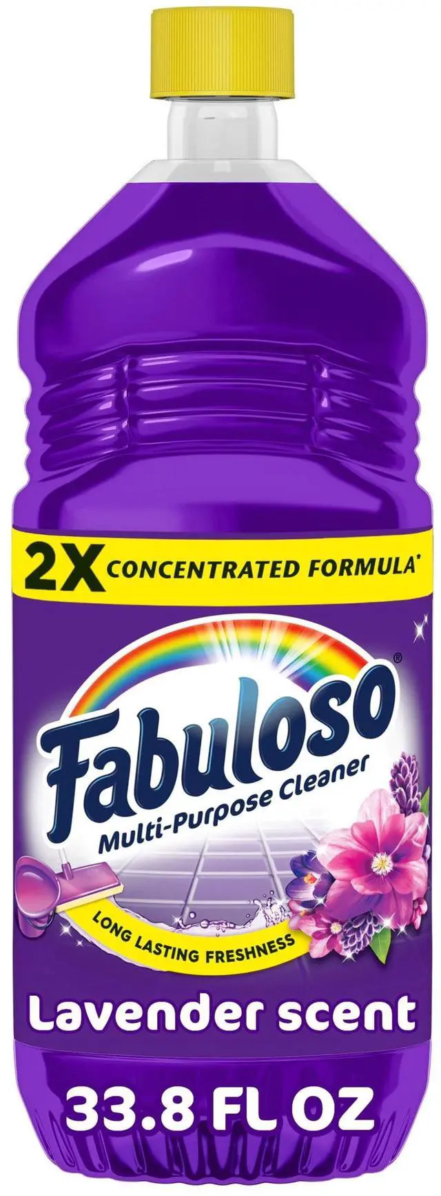 Main image of Fabuloso 2X Multi-Purpose Cleaner, No Rinse Floor Cleaner, Lavender Scent, 33.8 fl oz