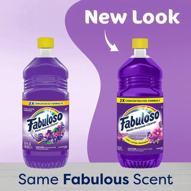 Alt view image 2 of 7 - Fabuloso 2X Multi-Purpose Cleaner, No Rinse Floor Cleaner, Lavender Scent, 33.8 fl oz