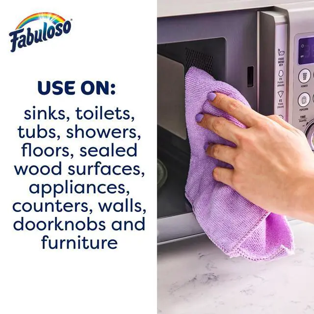 Alt view image 6 of 7 - Fabuloso 2X Multi-Purpose Cleaner, No Rinse Floor Cleaner, Lavender Scent, 33.8 fl oz