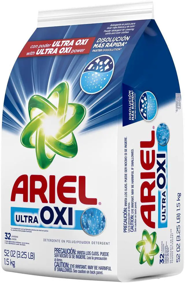 Alt view image 4 of 7 - Ariel Laundry Detergent Powder, Ultra Oxi, Original Scent, 52 oz, 33 Loads