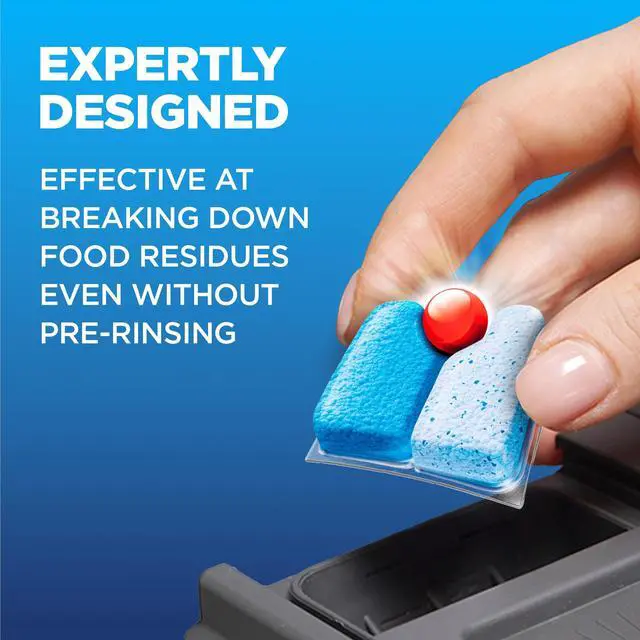 Alt view image 3 of 7 - Finish Power Dishwasher Pods, No Pre-Rinse Dishwasher Detergent Tabs Soap, Deep Clean, 18 Count