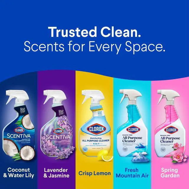 Alt view image 7 of 7 - Clorox Bleach-Free All Purpose Cleaner, Spring Garden, 32 fl oz