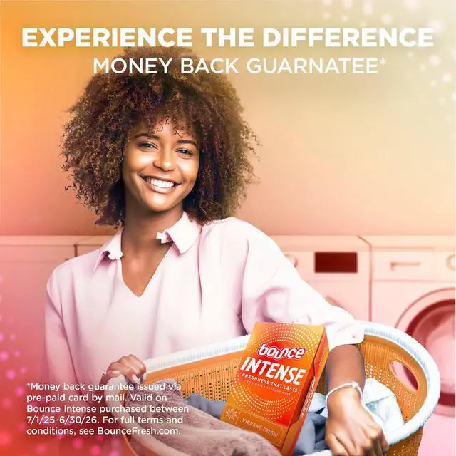 Alt view image 5 of 7 - Bounce Dryer Sheets, Intense Scent Boosting, Vibrant Bloom Scent, 60 Count