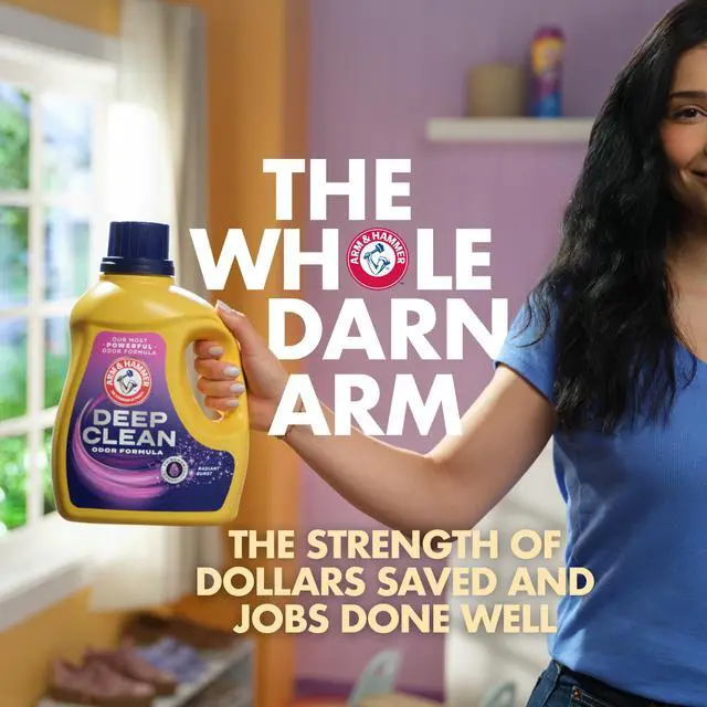 Alt view image 2 of 7 - ARM & HAMMER Deep Clean Odor Formula Liquid Laundry Detergent, Radiant Burst, 75 Fl Oz