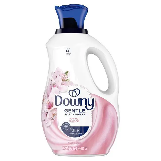 Alt view image 4 of 7 - Downy Gentle Soft and Fresh Liquid Fabric Softener, Cherry Blossom Scent, 44 fl oz, 66 Loads