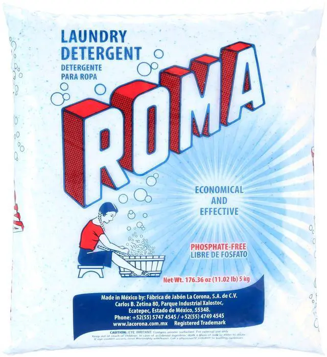 Main image of Roma Powder Laundry Detergent, Heavy Duty Cleaning for Stains, Grease and Dirt, 11.02 lbs