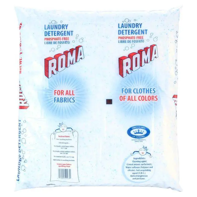Alt view image 4 of 5 - Roma Powder Laundry Detergent, Heavy Duty Cleaning for Stains, Grease and Dirt, 11.02 lbs