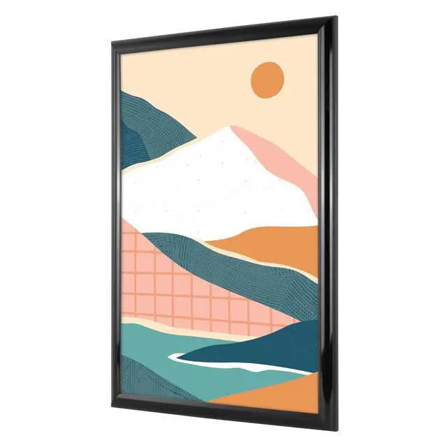 Alt view image 2 of 7 - Mainstays 12 x 18 Picture Frame, Black Wall Poster Frame