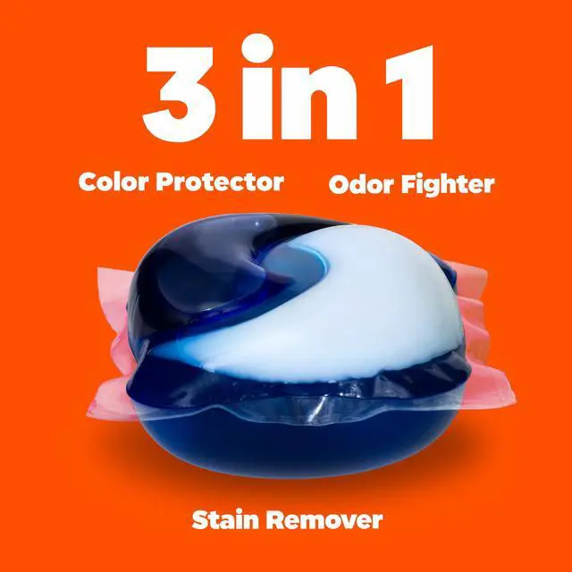 Alt view image 3 of 7 - Tide PODS Laundry Detergent Soap Pacs, Spring Meadow Scent, 42 Count