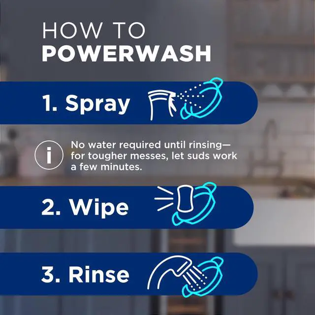 Alt view image 3 of 7 - Dawn Powerwash Spray, Dish Soap, Dishwashing Liquid, Crisp Lilac, 1 Starter Kit, 16 Fl Oz