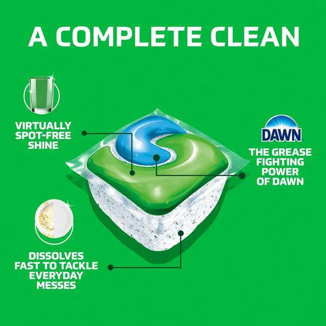 Alt view image 2 of 7 - Cascade Complete Action Pacs, Dishwasher Detergent, Lemon, 16 Count