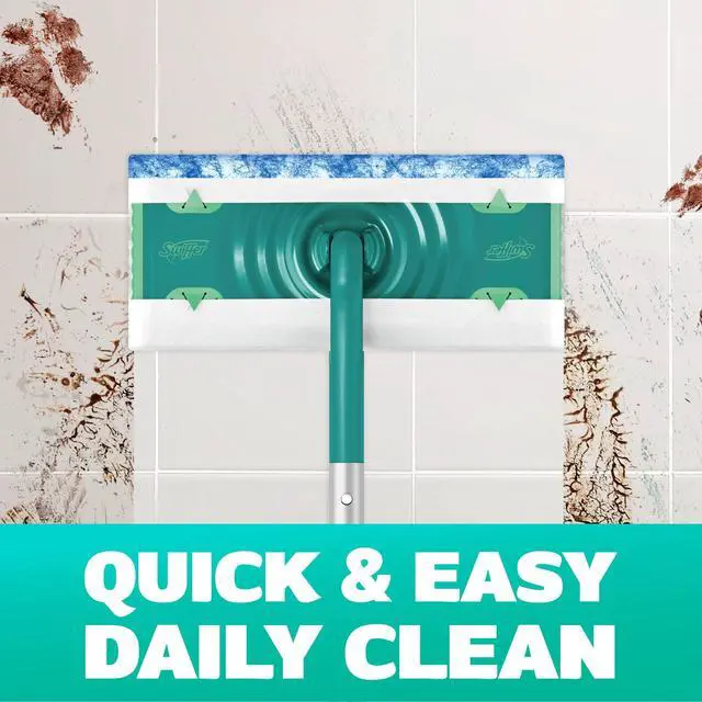 Alt view image 2 of 7 - Swiffer Mop & Go Starter Kit (1 Device, 6 Hair Magnet Dry Cloths, 2 Mop & Go Wet Cloths)
